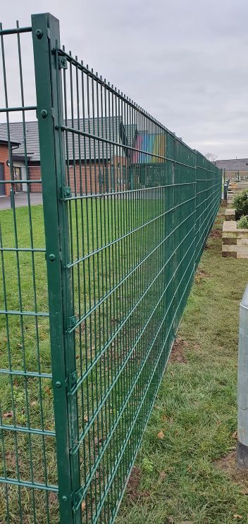 Twin-wire security fencing installed around school grounds in Wiltshire